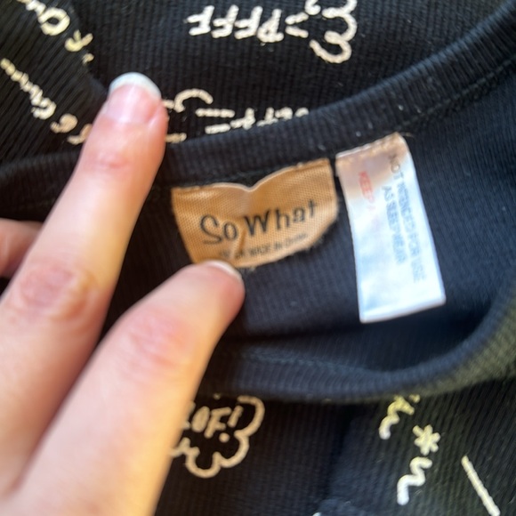 SIZE 3T/3X BOYS PAJAMAS BLACK AND WHITE SO WHAT COMPANY - Picture 4 of 5